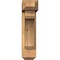 Ekena Millwork Legacy Craftsman Smooth Bracket w/ Offset Brace, Western Red Cedar, 5 1/2"W x 18"D x 22"H BKT0604X18X22LEC04SWR - alternate 4